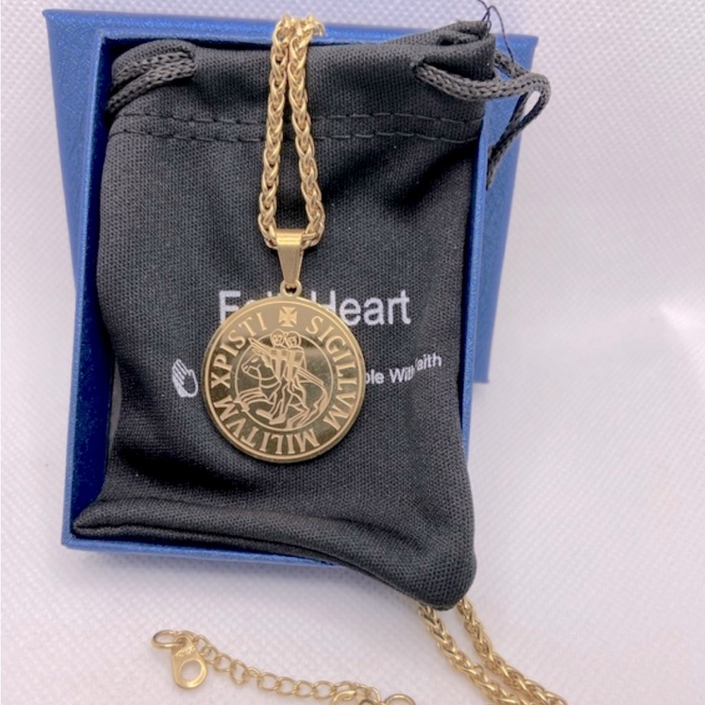 Knights Templar Seal Necklace